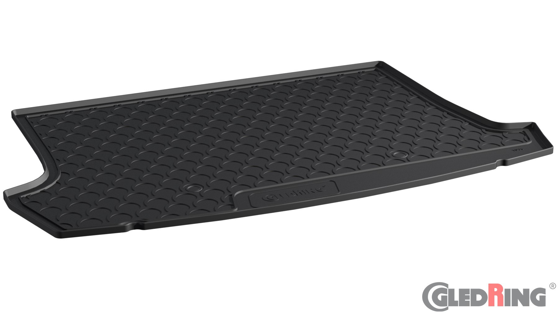 Original Gledring Premium Gummi Kofferraummatte - VOLKSWAGEN T-Roc (Ober variabler Boden) 12.2017->